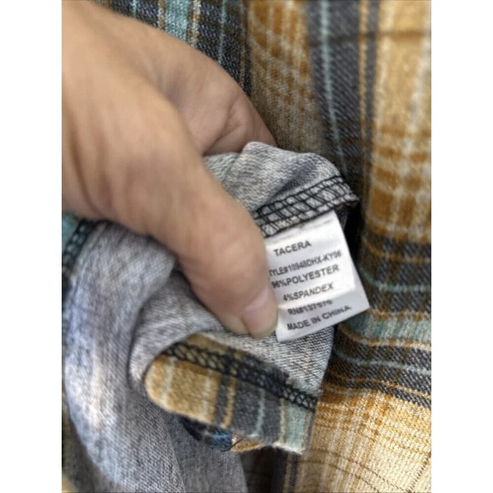 NWT Tacera Dress Soft Warm Plaid‎ Autumn Colors Size 3X